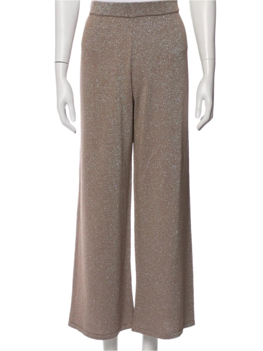 Paloma Wool Wide Leg Pants Metallic Size 8